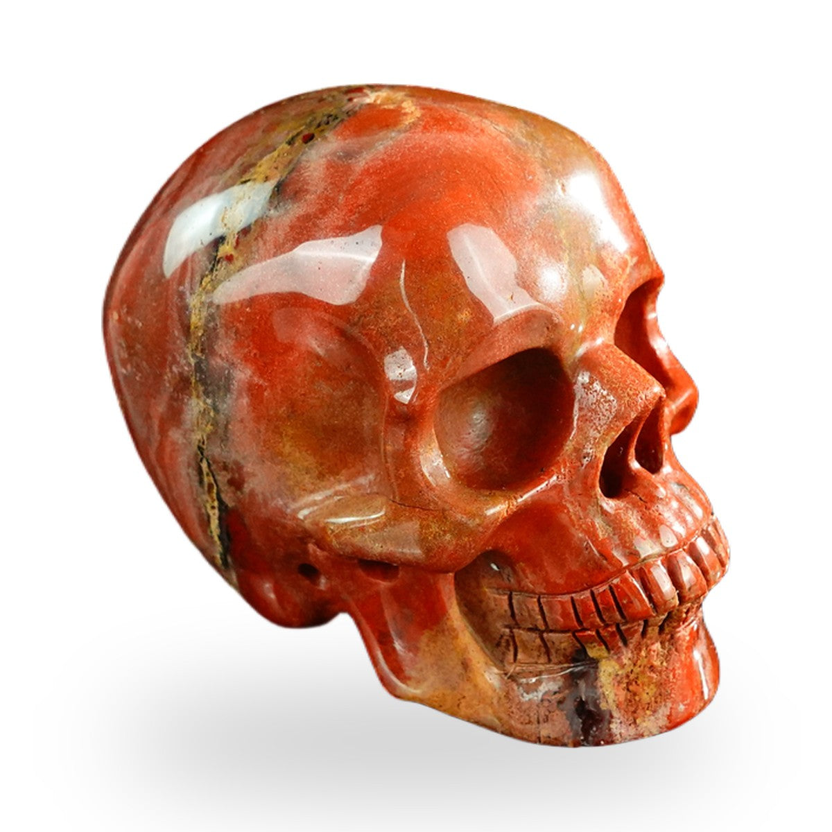Red Jasper crystal skull 3" SKH30RJ08 photo 6