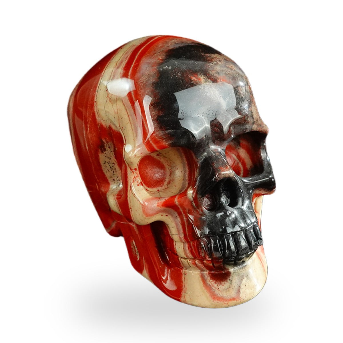 Red Jasper crystal skull 3" SKH30RJ09 photo 3