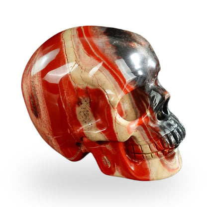 Red Jasper crystal skull 3" SKH30RJ09 photo 4