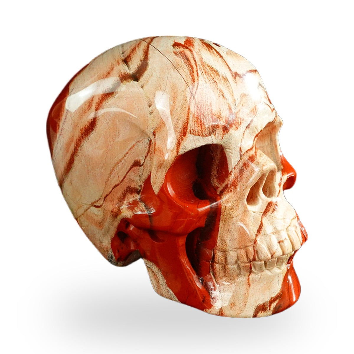 Red Jasper crystal skull 3" SKH30RJ10 photo 4