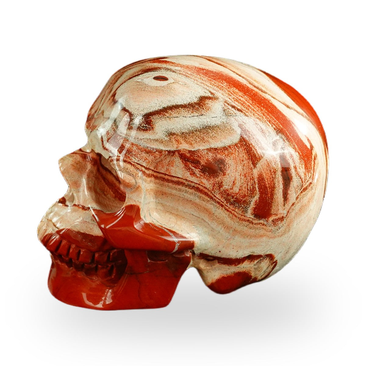 Red Jasper crystal skull 3" SKH30RJ10 photo 6
