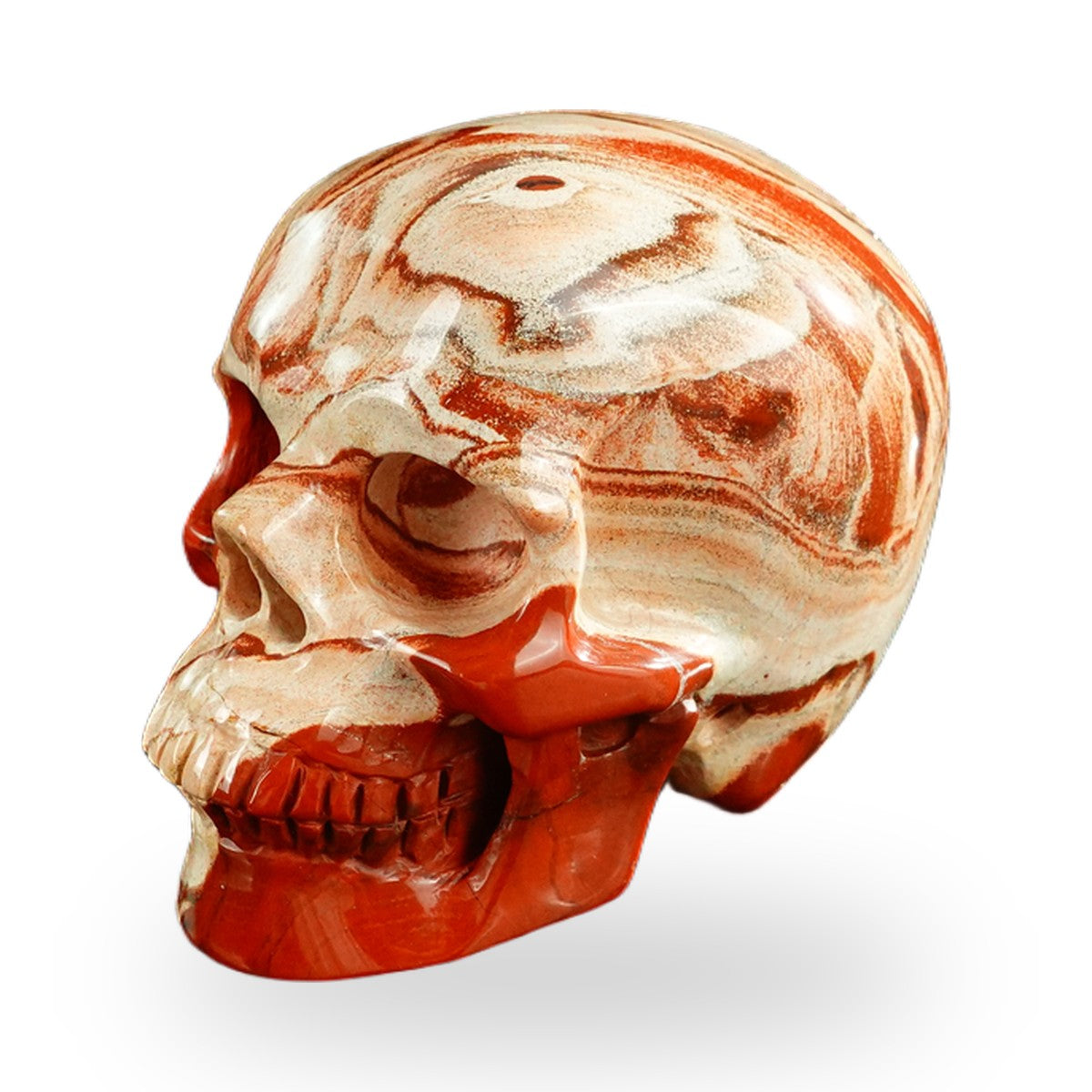 Red Jasper crystal skull 3" SKH30RJ10 photo 8