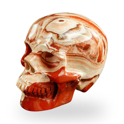 Red Jasper crystal skull 3" SKH30RJ10 photo 8