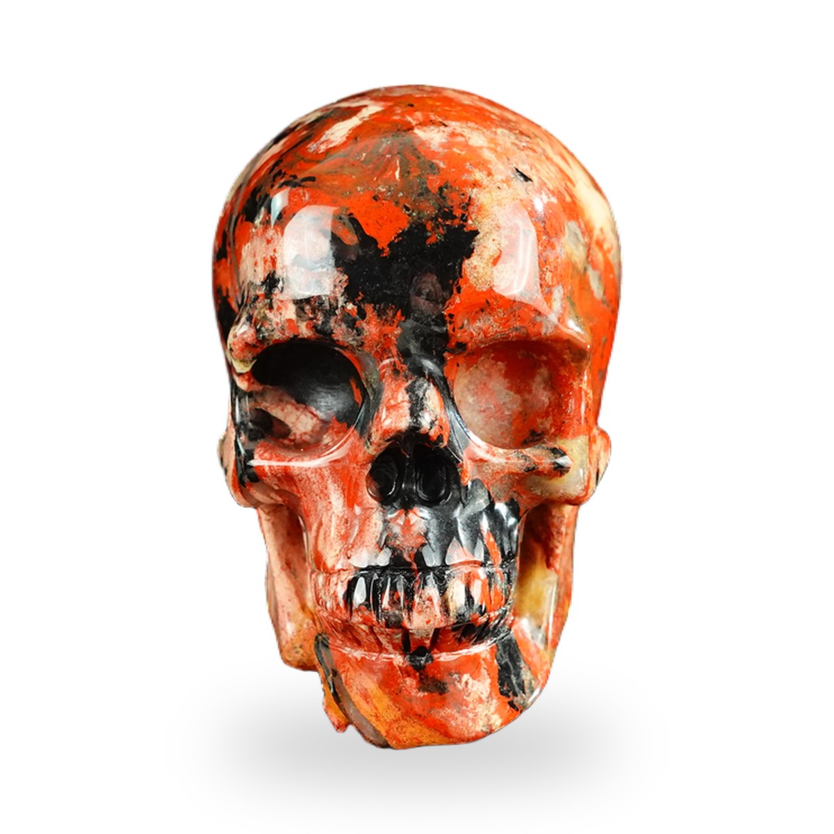 Red Jasper crystal skull 3" SKH30RJ11 photo 1