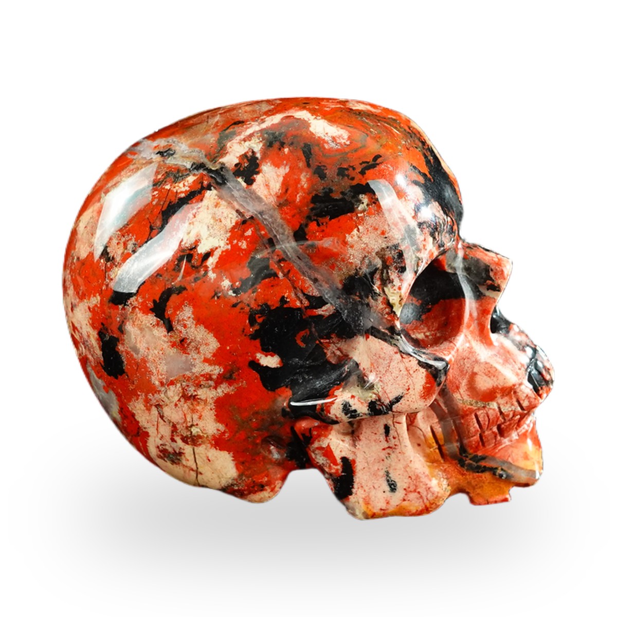 Red Jasper crystal skull 3" SKH30RJ11 photo 5