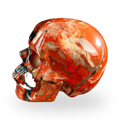 Red Jasper crystal skull 3" SKH30RJ11 photo 6