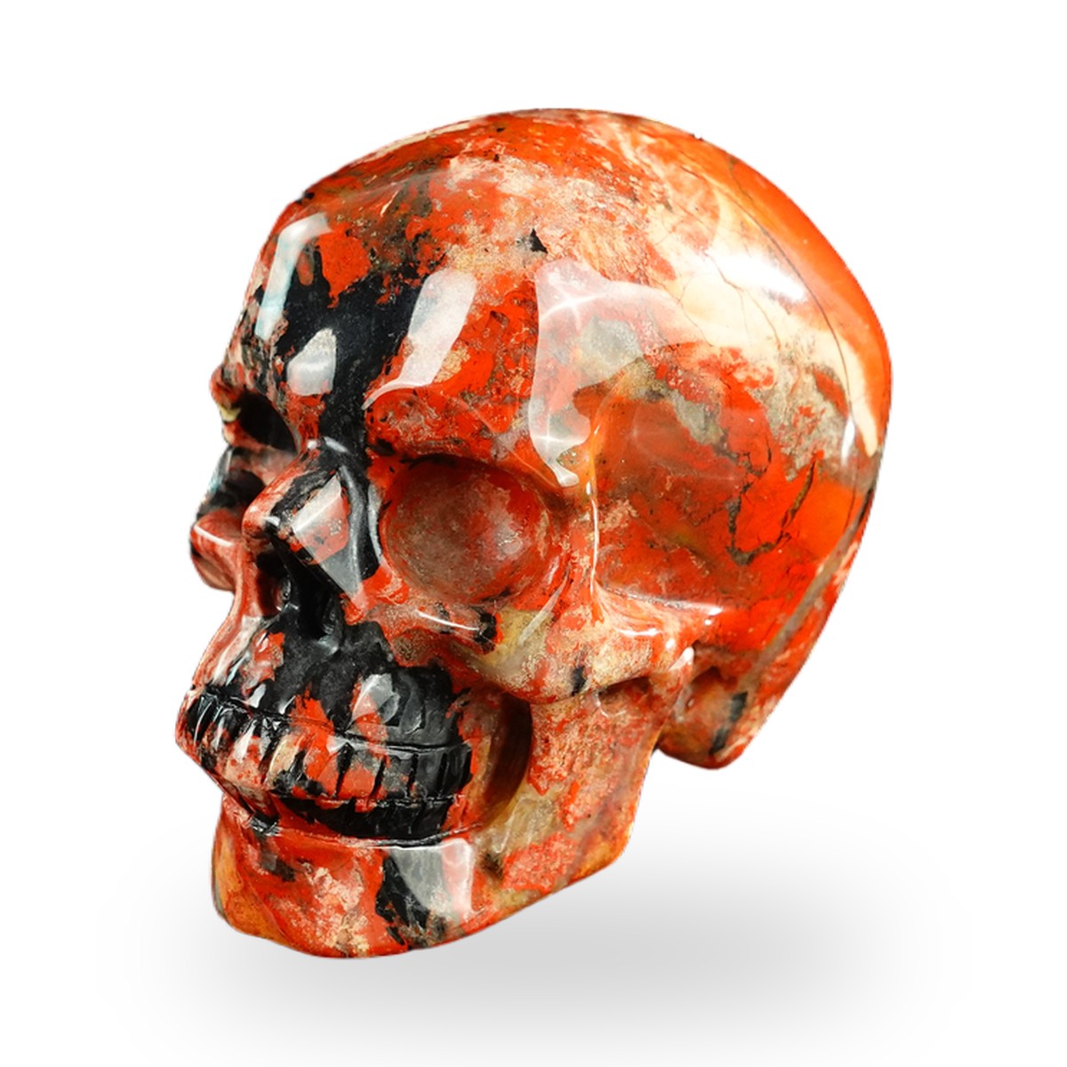 Red Jasper crystal skull 3" SKH30RJ11 photo 8