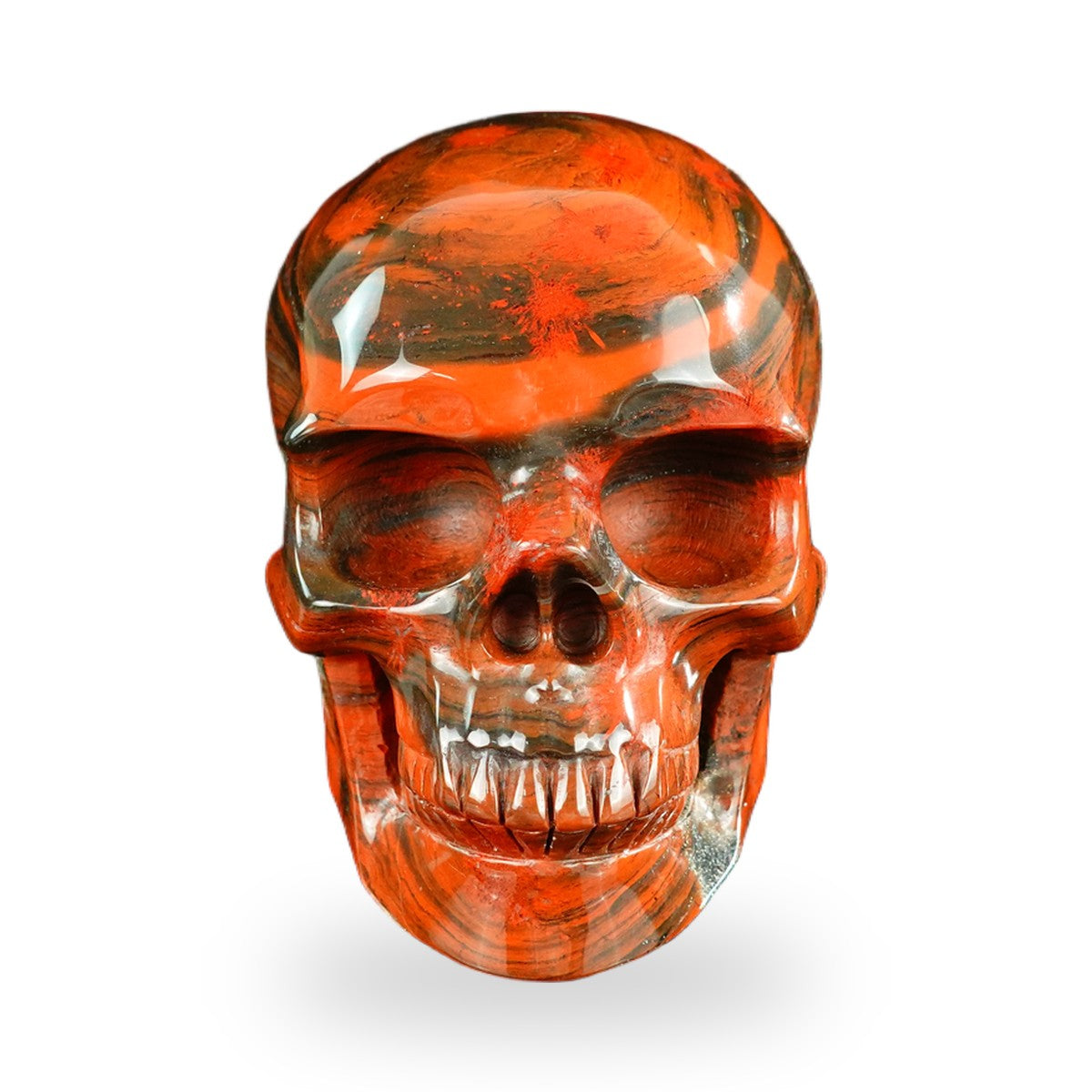 Red Jasper crystal skull 4.5" SKH45RJ02 photo 1