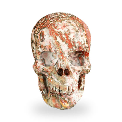 Red Leopard Skin Jasper crystal skull 2.2" SKH20LS06 photo 1