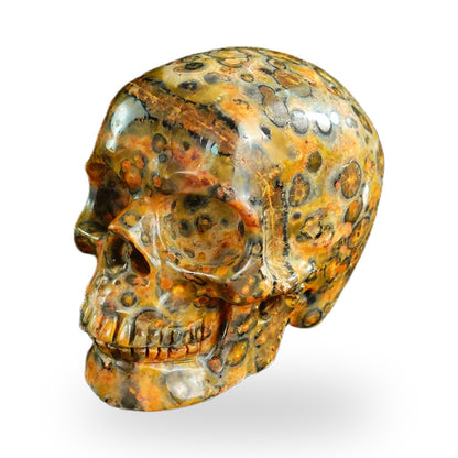 Red Leopard Skin Jasper crystal skull 2.2" SKH20LS09 photo 6