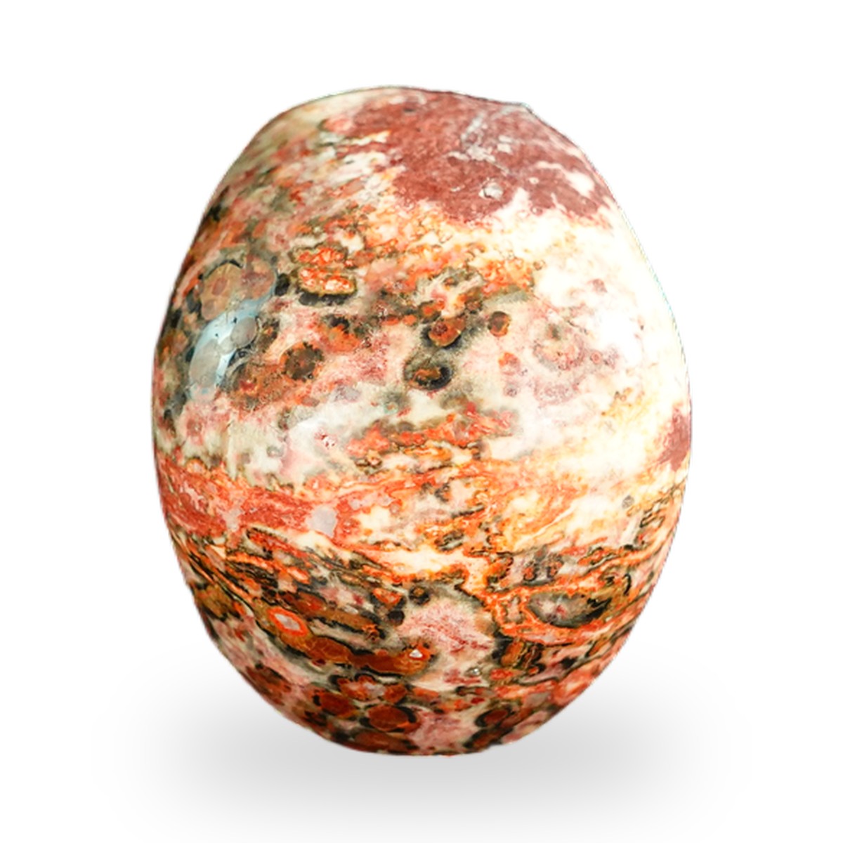 Red Leopard Skin Jasper crystal skull 2.2" SKH20LS11 photo 4
