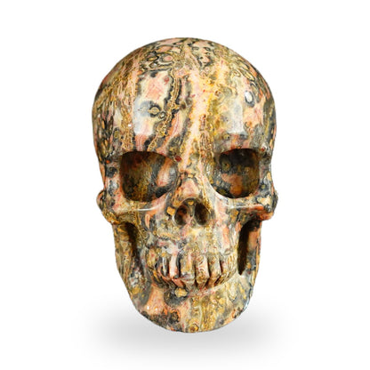 Red Leopard Skin Jasper crystal skull 2.2" SKH20LS13 photo 1
