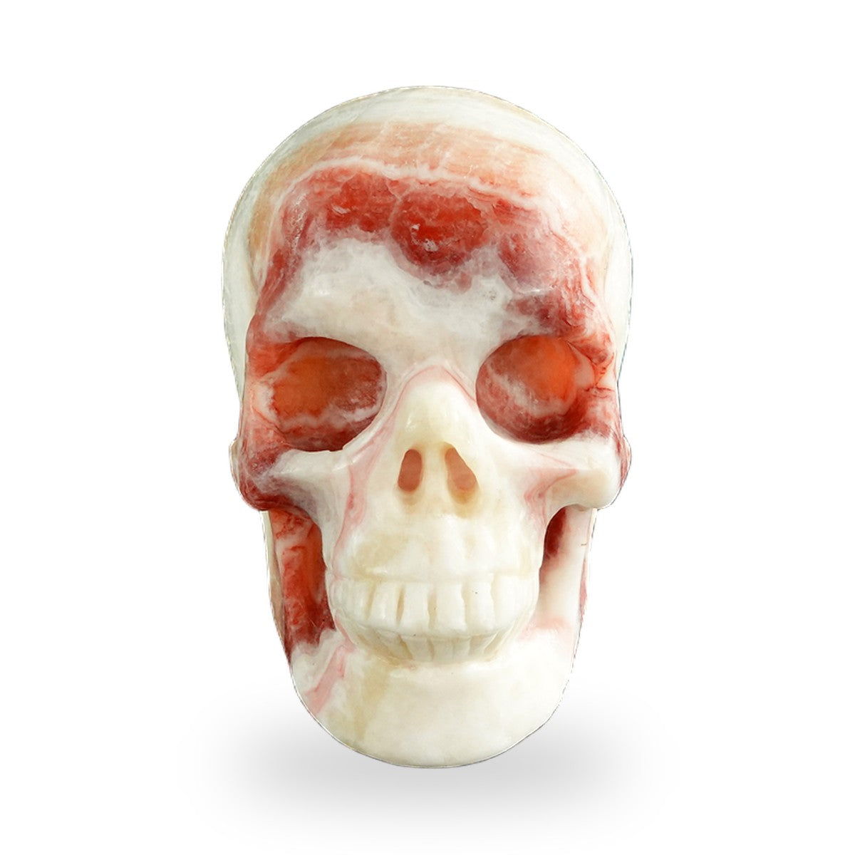 Rhodochrosite crystal skull 3" SKH30ZS03 photo 1