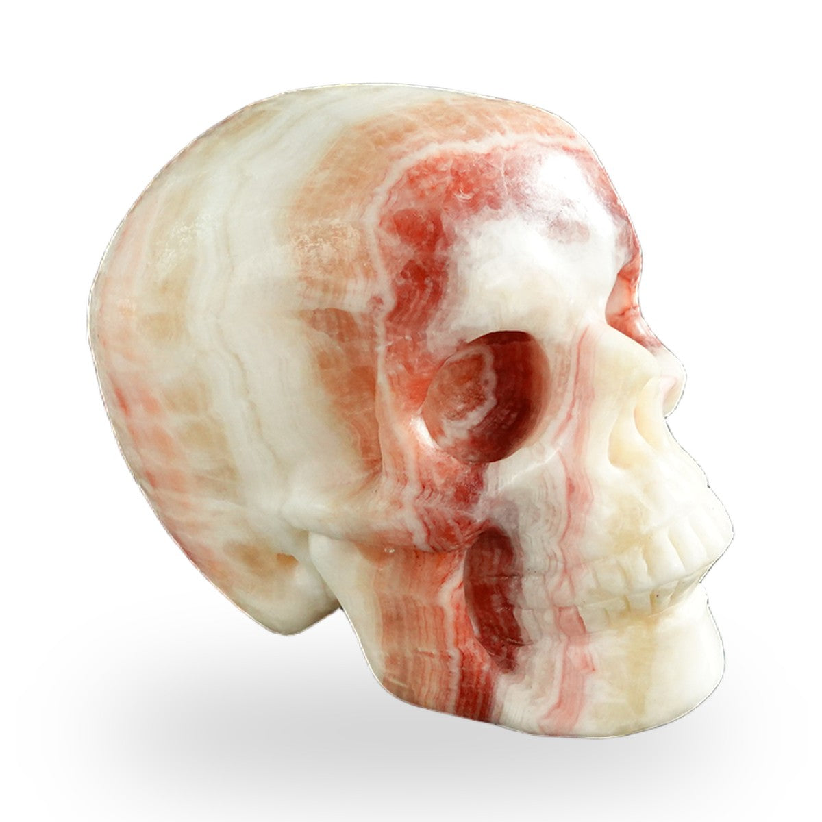 Rhodochrosite crystal skull 3" SKH30ZS03 photo 4