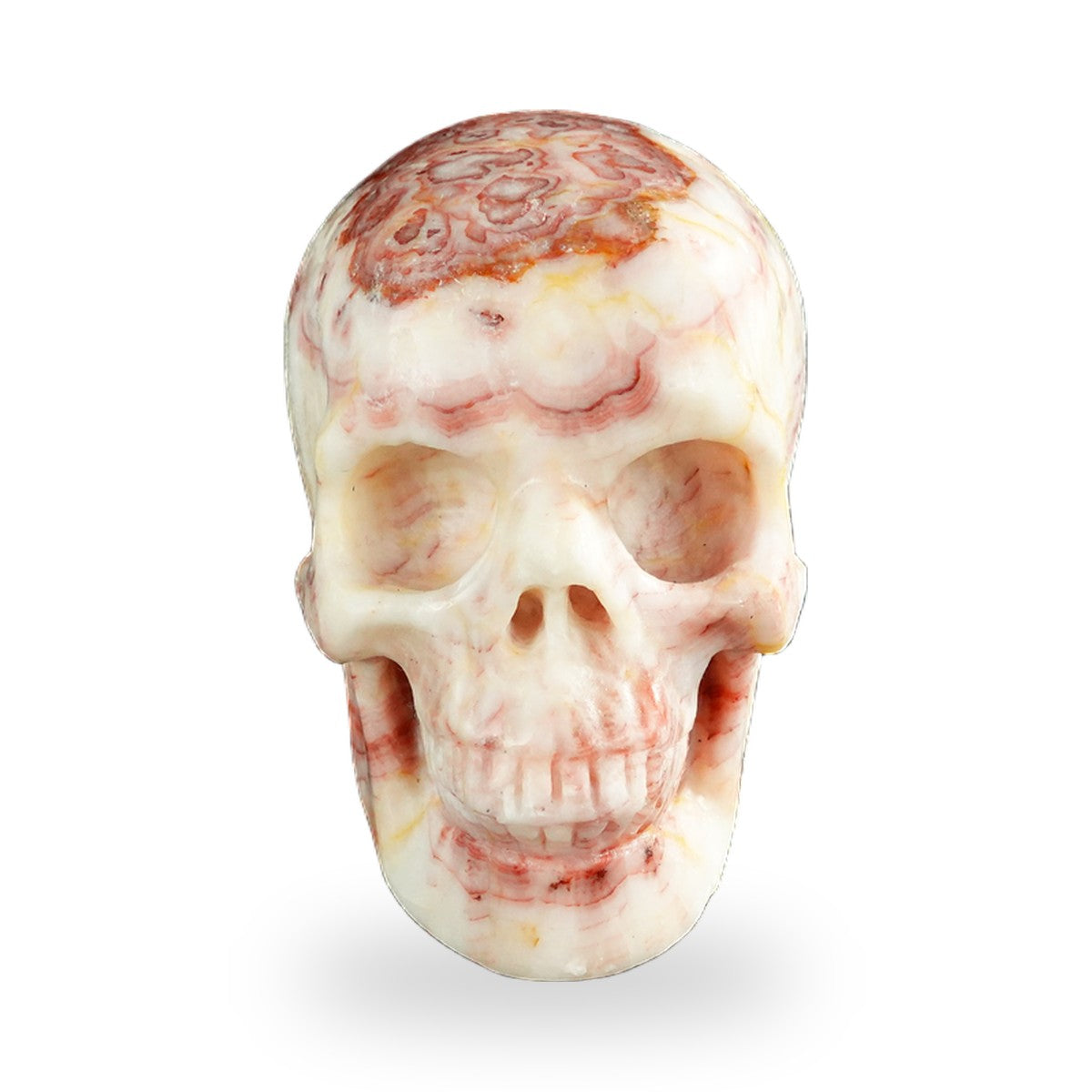 Rhodochrosite crystal skull 3" SKH30ZS04 photo 1