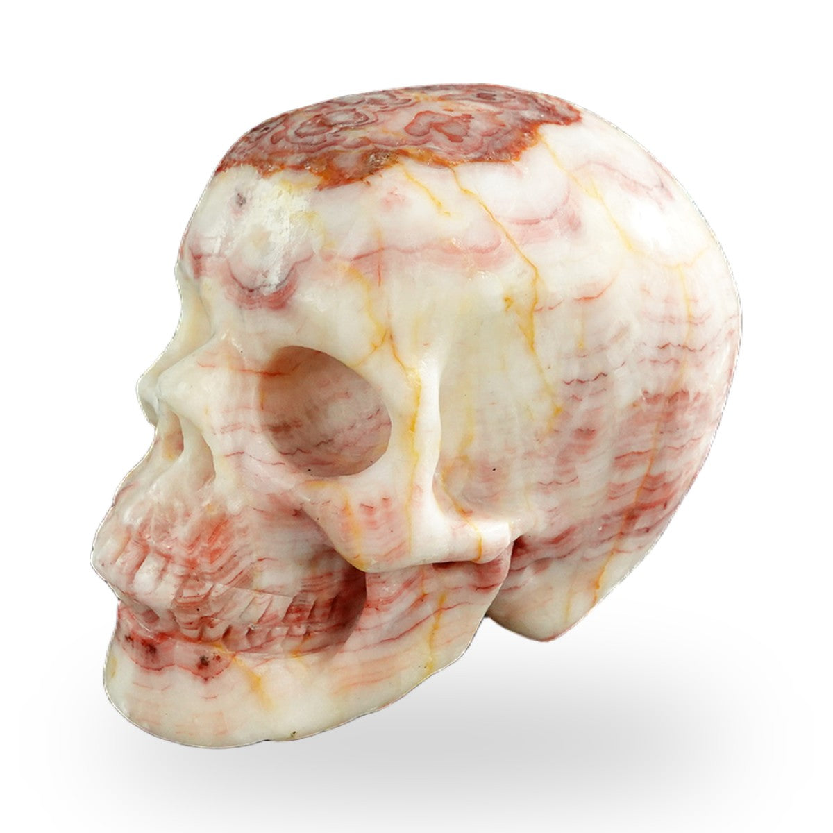 Rhodochrosite crystal skull 3" SKH30ZS04 photo 6