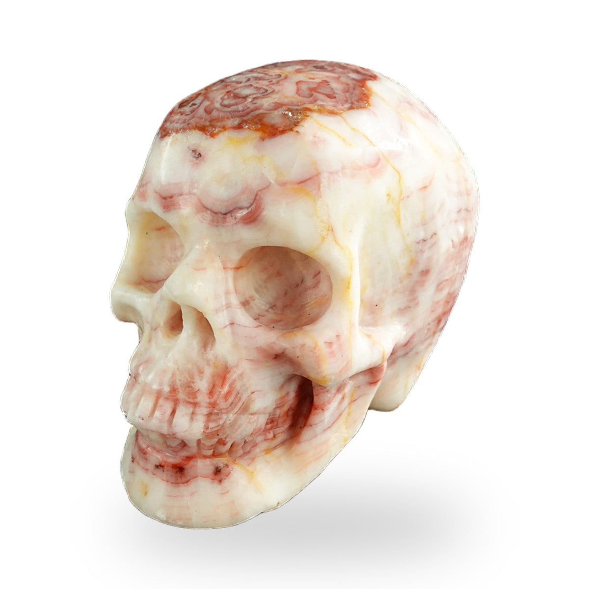 Rhodochrosite crystal skull 3" SKH30ZS04 photo 7