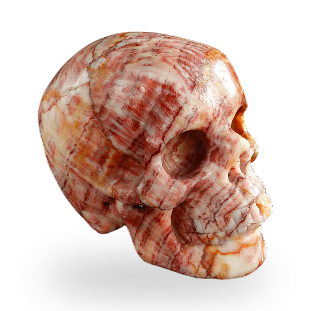 Rhodochrosite crystal skull 3" SKH30ZS05 photo 4