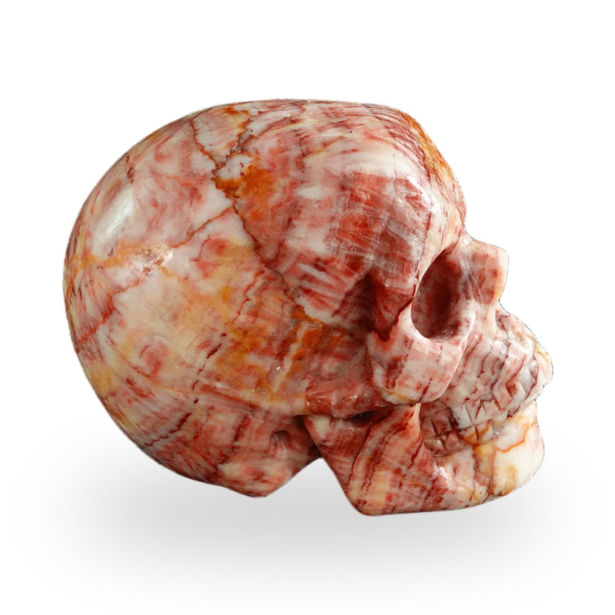 Rhodochrosite crystal skull 3" SKH30ZS05 photo 5