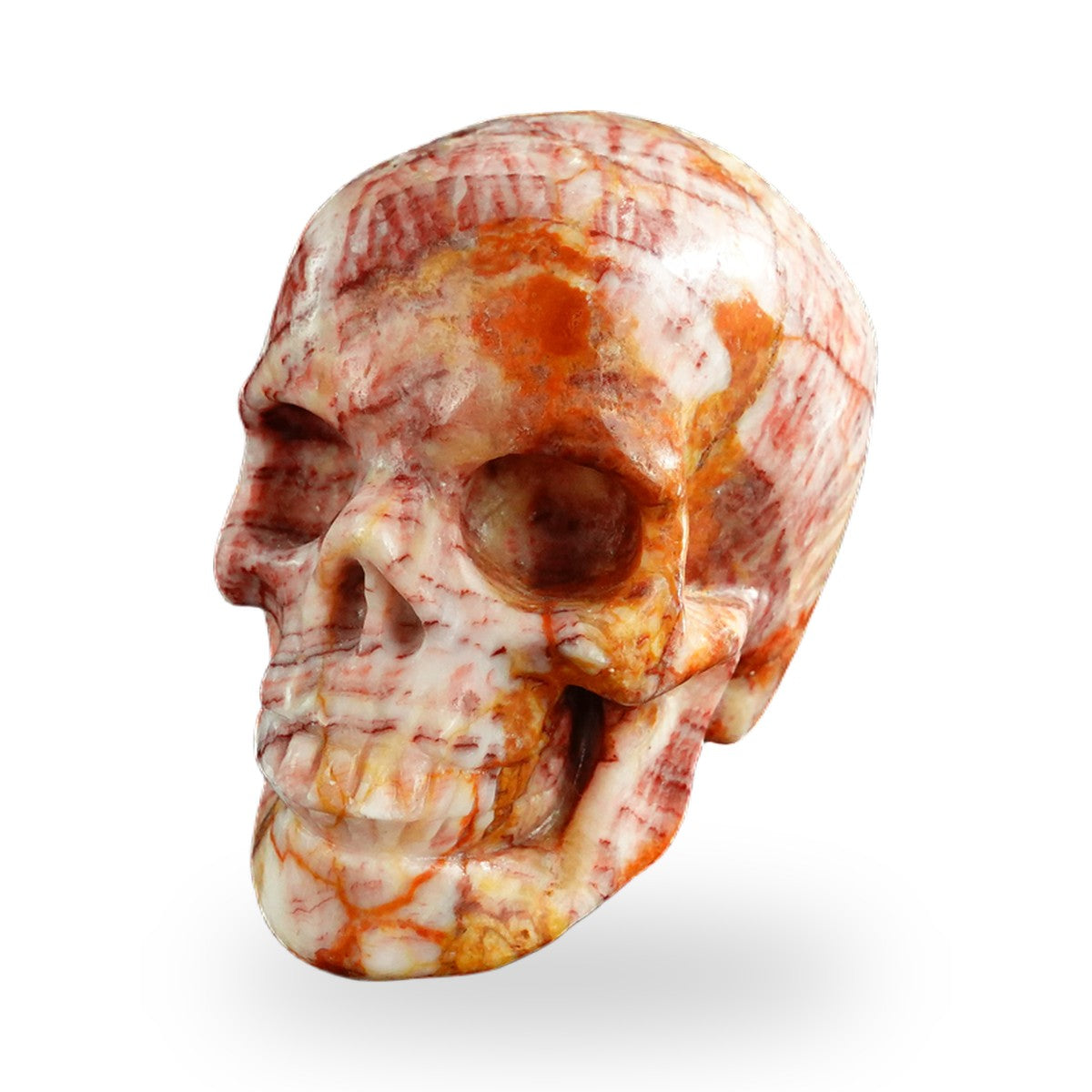 Rhodochrosite crystal skull 3" SKH30ZS05 photo 8