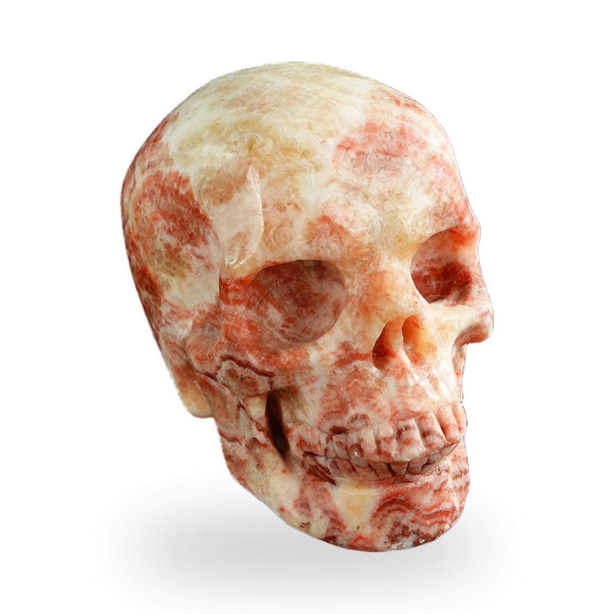 Rhodochrosite crystal skull 3" SKH30ZS06 photo 2