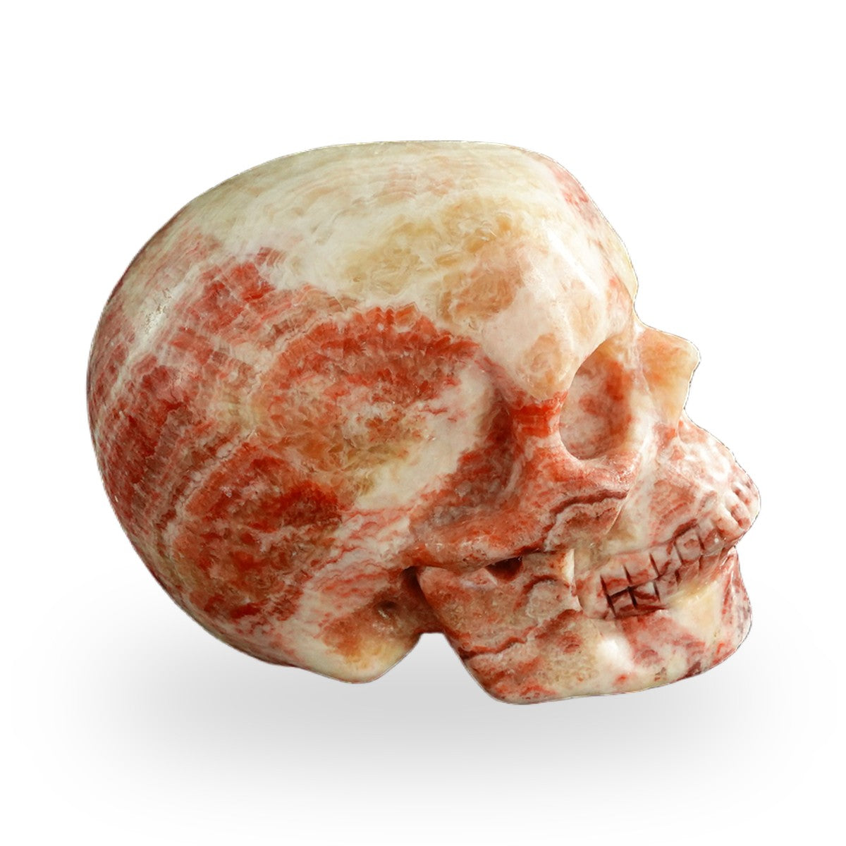 Rhodochrosite crystal skull 3" SKH30ZS06 photo 4