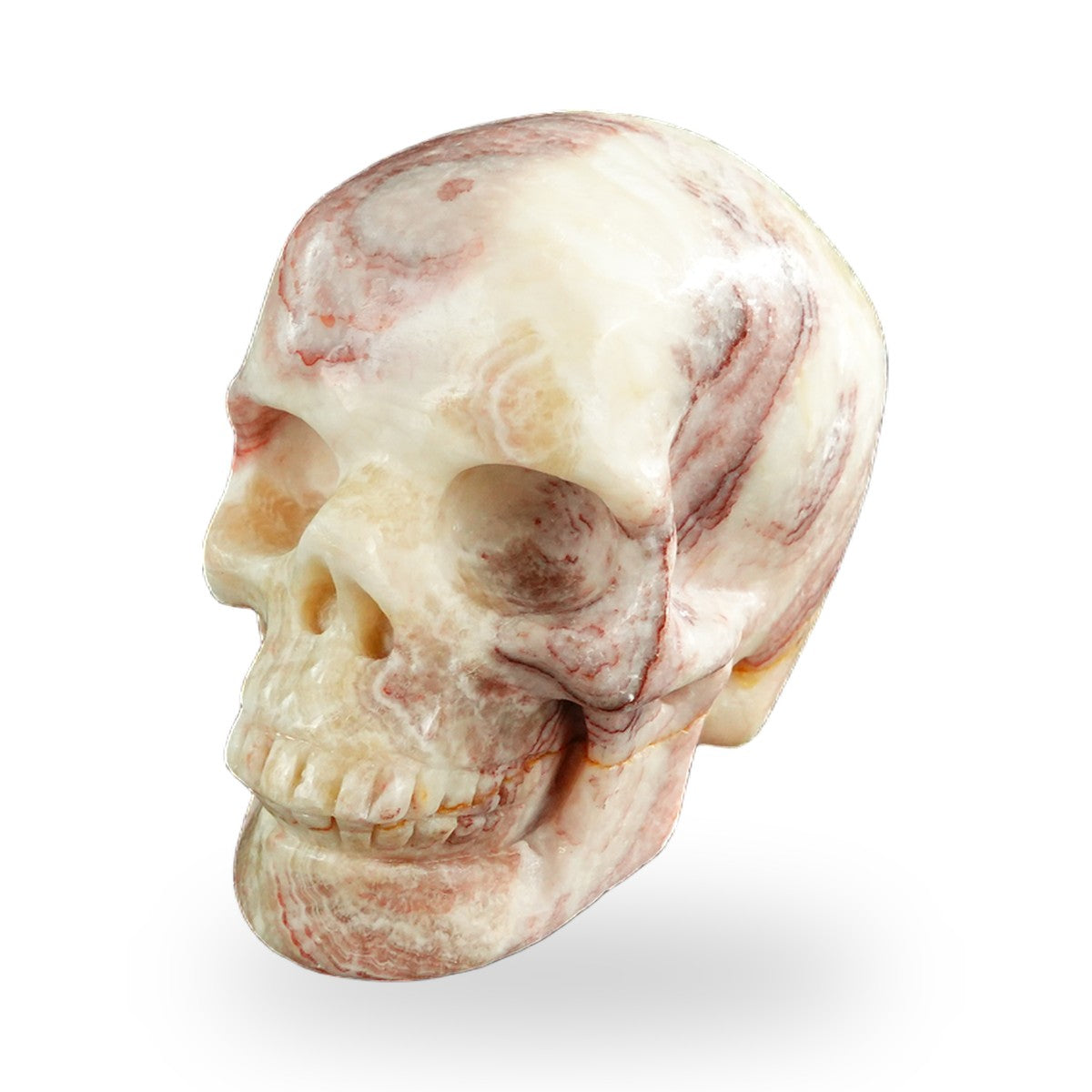 Rhodochrosite crystal skull 3" SKH30ZS07 photo 2