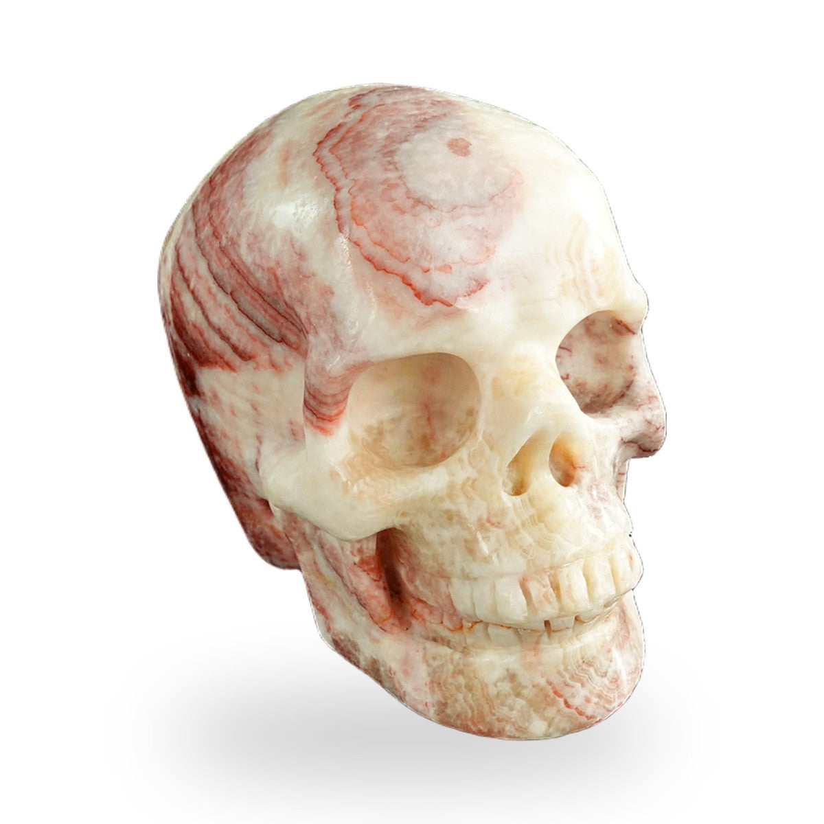Rhodochrosite crystal skull 3" SKH30ZS07 photo 3