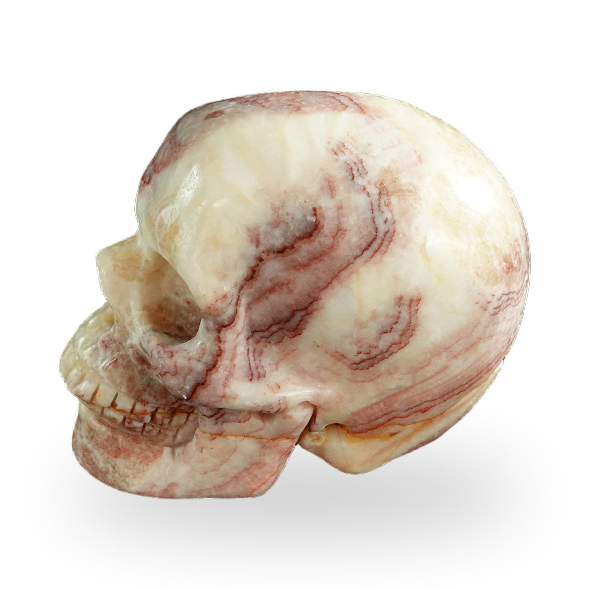 Rhodochrosite crystal skull 3" SKH30ZS07 photo 7