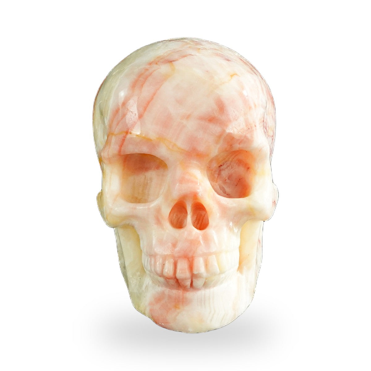 Rhodochrosite crystal skull 3" SKH30ZS08 photo 1