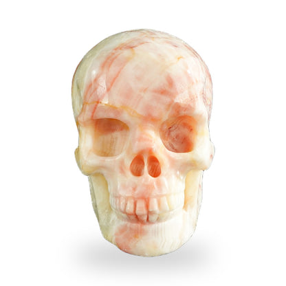 Rhodochrosite crystal skull 3" SKH30ZS08 photo 1