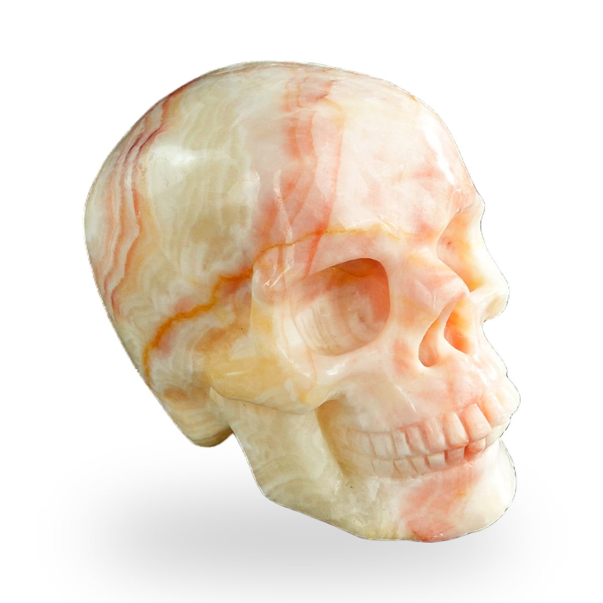Rhodochrosite crystal skull 3" SKH30ZS08 photo 4