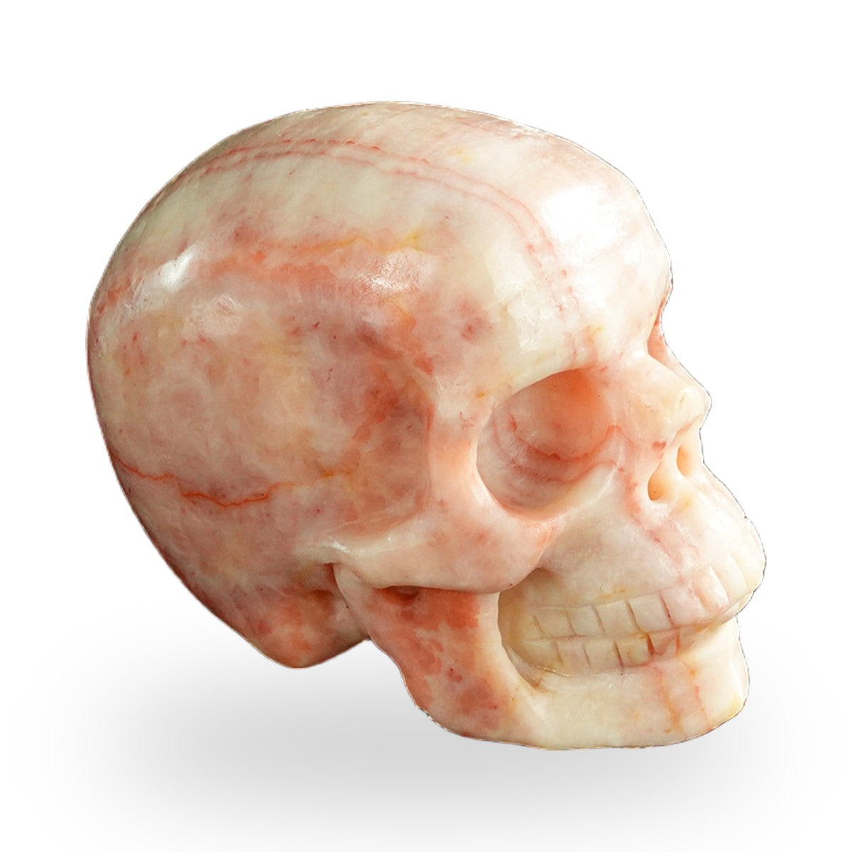 Rhodochrosite crystal skull 3" SKH30ZS09 photo 4