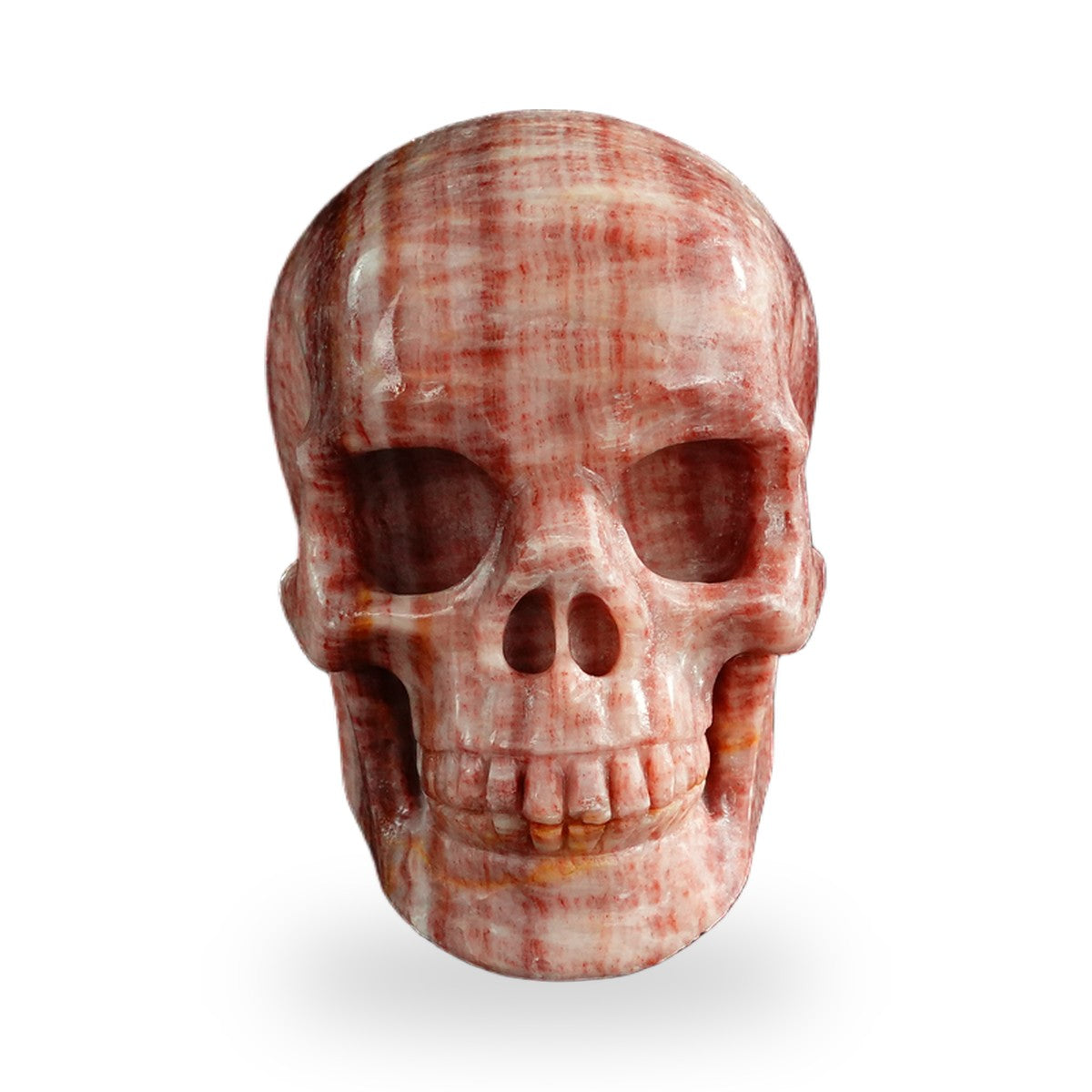 Rhodochrosite crystal skull 3" SKH30ZS11 photo 1