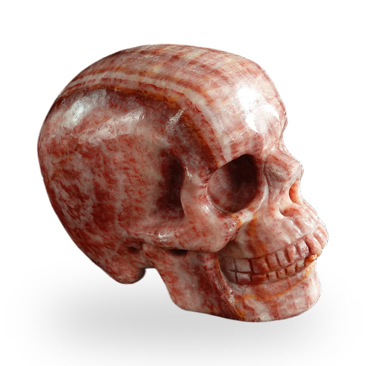 Rhodochrosite crystal skull 3" SKH30ZS11 photo 4