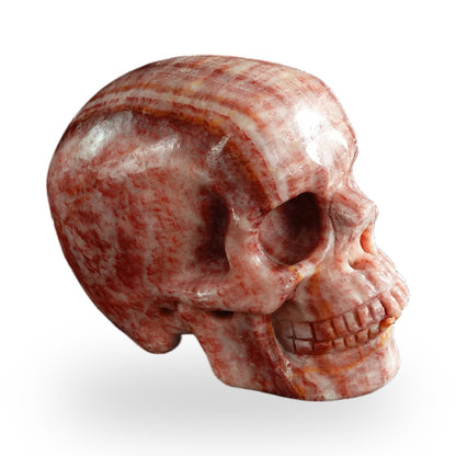 Rhodochrosite crystal skull 3" SKH30ZS11 photo 4