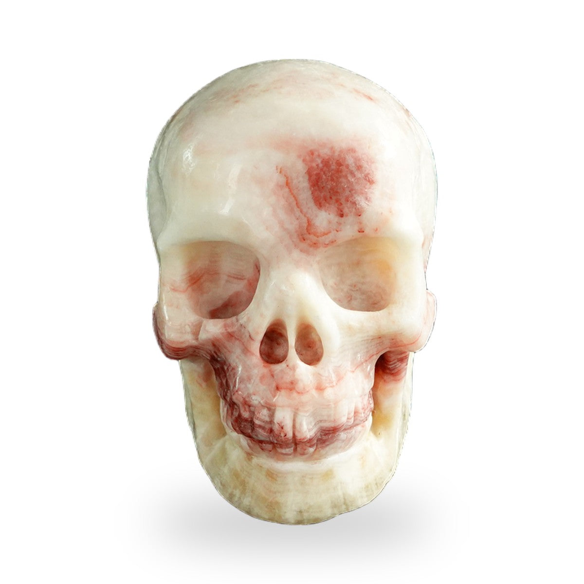 Rhodochrosite crystal skull 3" SKH30ZS13 photo 1