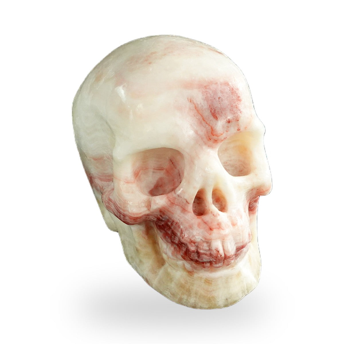Rhodochrosite crystal skull 3" SKH30ZS13 photo 2