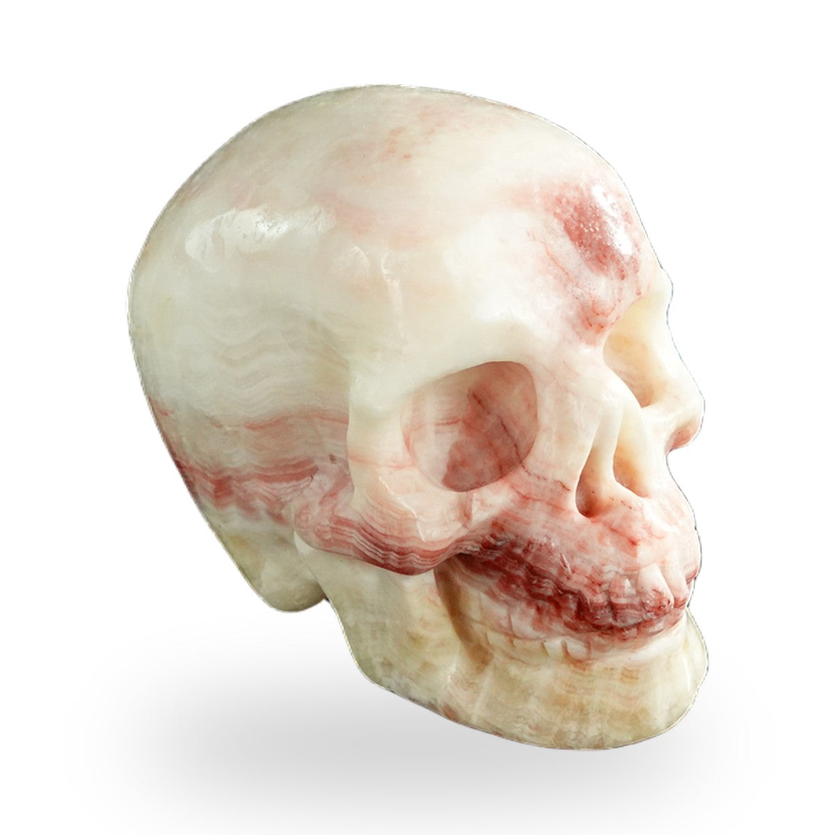 Rhodochrosite crystal skull 3" SKH30ZS13 photo 3