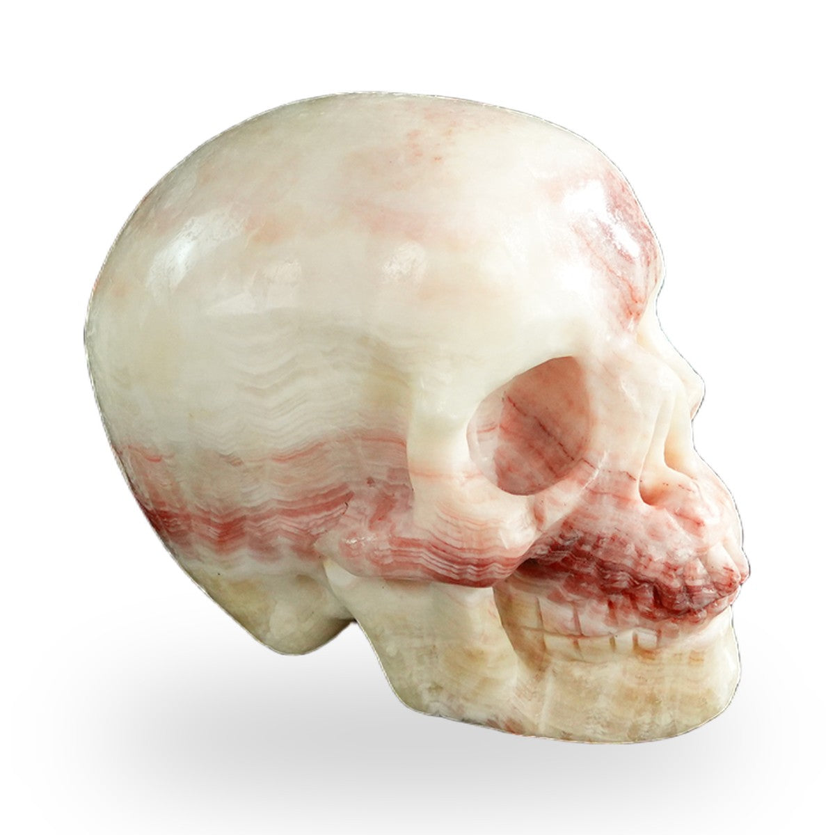 Rhodochrosite crystal skull 3" SKH30ZS13 photo 4