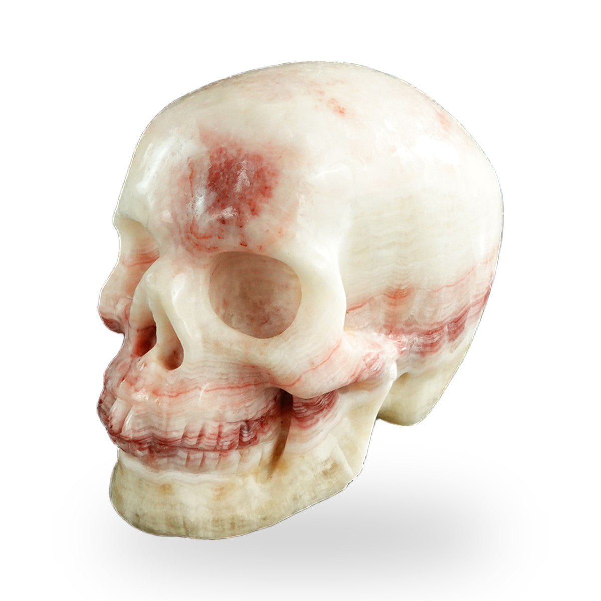 Rhodochrosite crystal skull 3" SKH30ZS13 photo 8