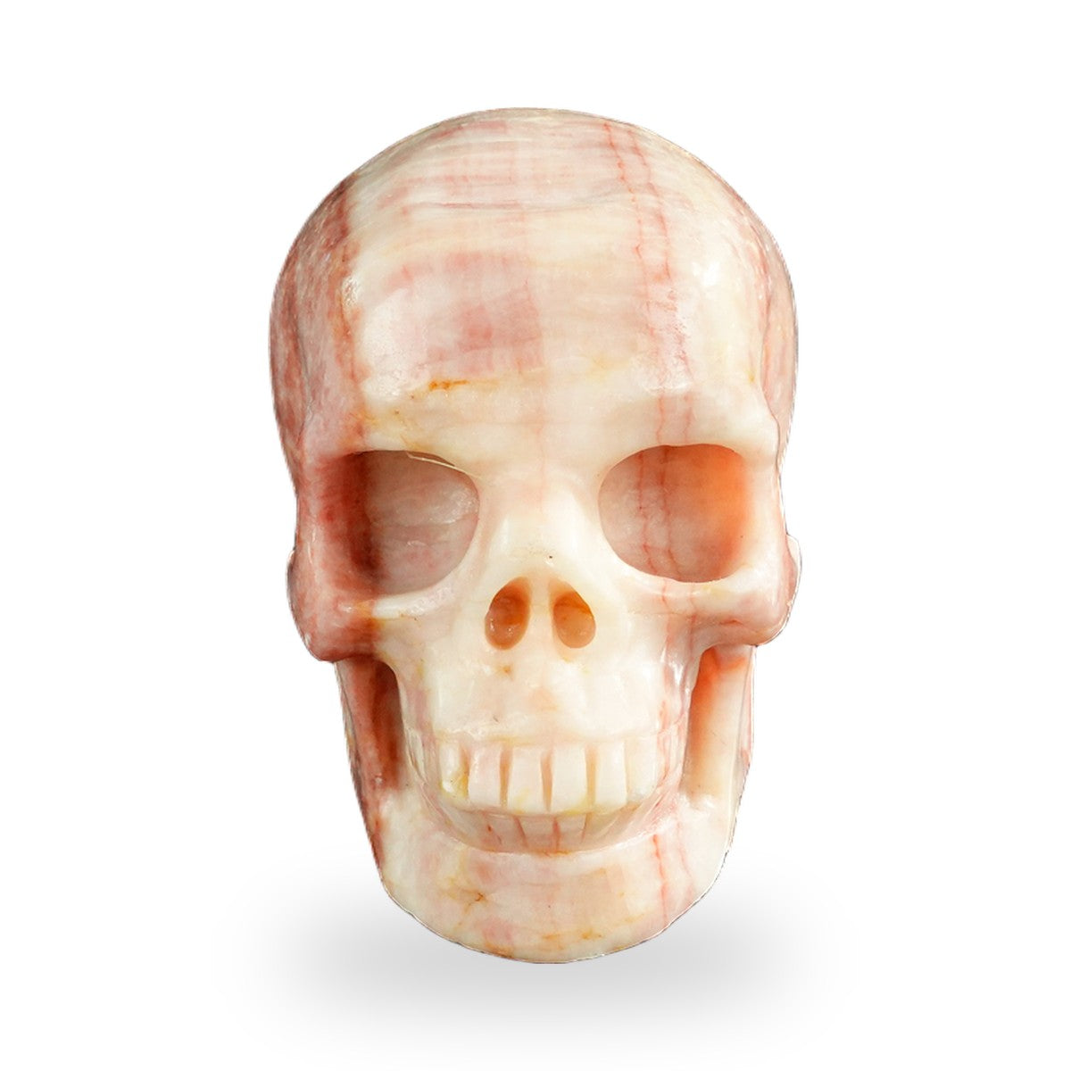 Rhodochrosite crystal skull 3" SKH30ZS14 photo 1