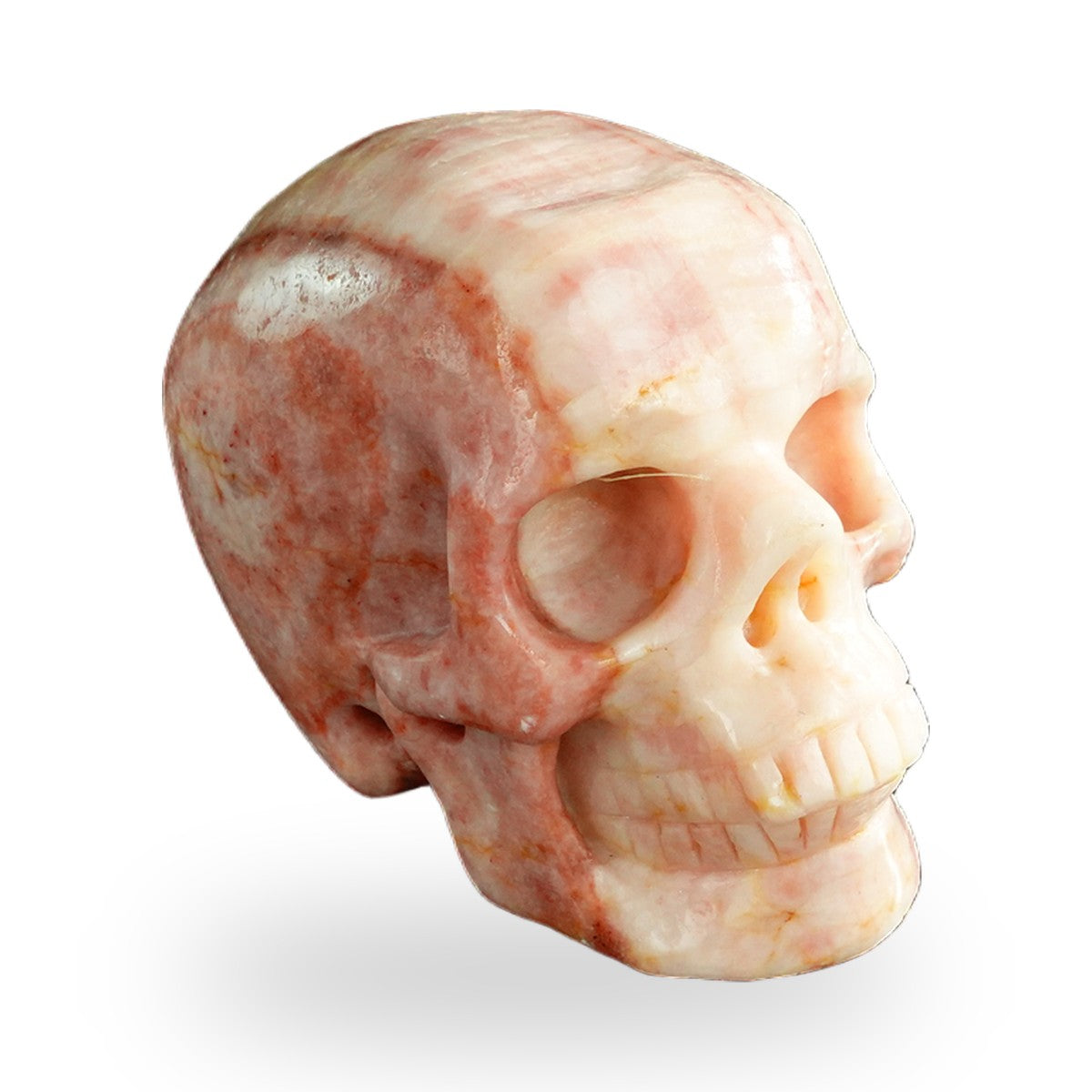 Rhodochrosite crystal skull 3" SKH30ZS14 photo 3