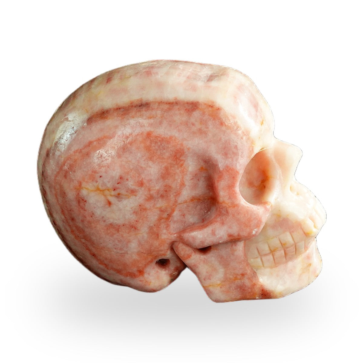 Rhodochrosite crystal skull 3" SKH30ZS14 photo 5