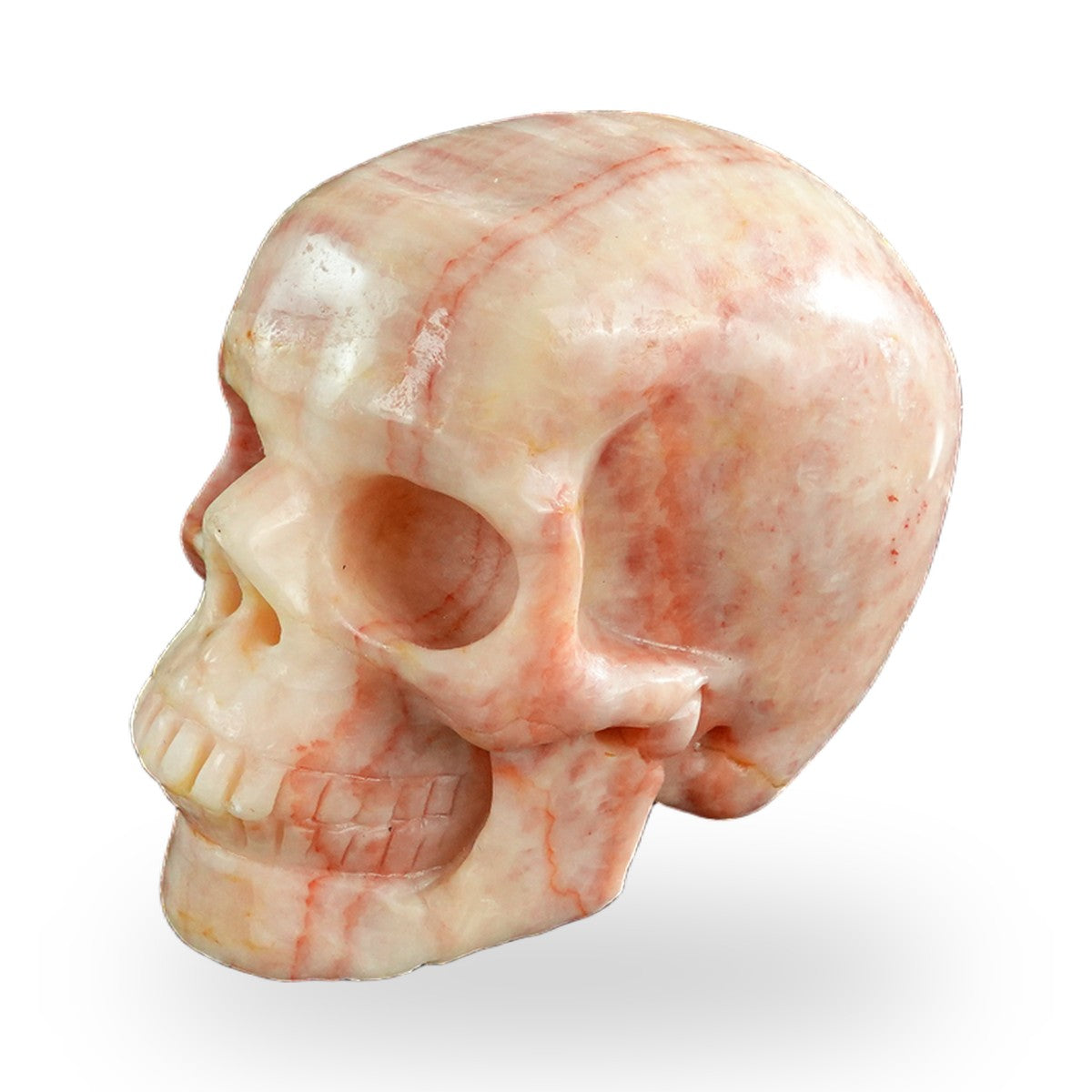 Rhodochrosite crystal skull 3" SKH30ZS14 photo 7