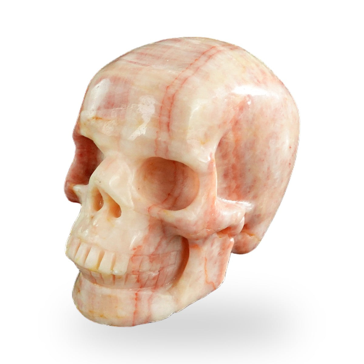 Rhodochrosite crystal skull 3" SKH30ZS14 photo 8
