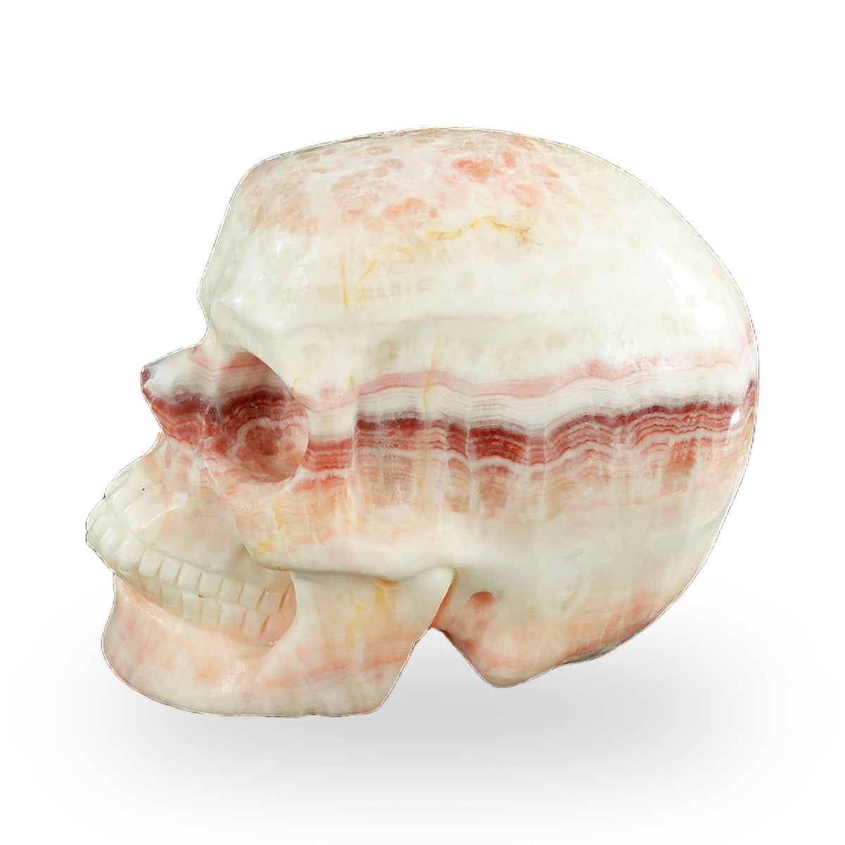 Rhodochrosite crystal skull 4.5" SKH45ZS02 photo 5