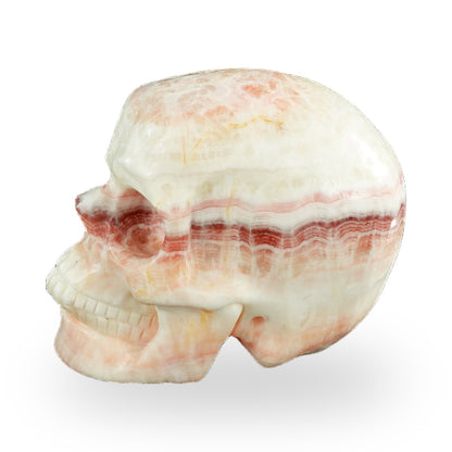 Rhodochrosite crystal skull 4.5" SKH45ZS02 photo 5