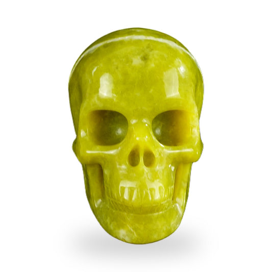 Serpentine crystal skull 2.2" SKH20XJ01 hand carved gemstone