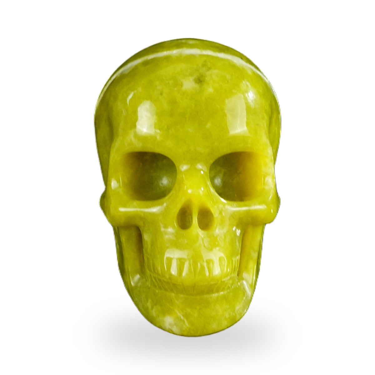 Serpentine crystal skull 2.2" SKH20XJ01 hand carved gemstone